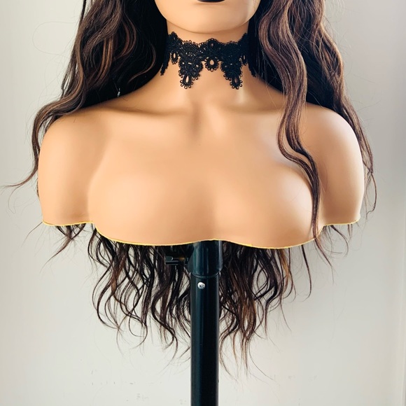 “Put On & Go” - 24” Brown/Auburn Headband Wig for Daily Wear or Events - Picture 13 of 15